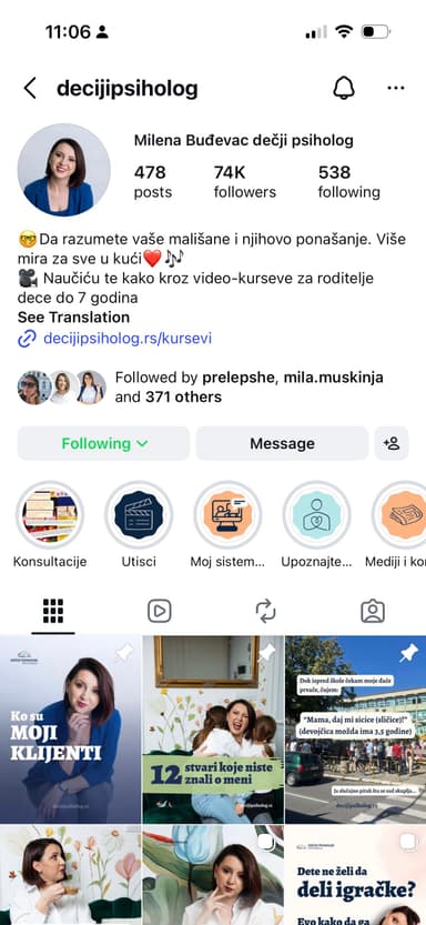 @decijipsiholog Instagram profil